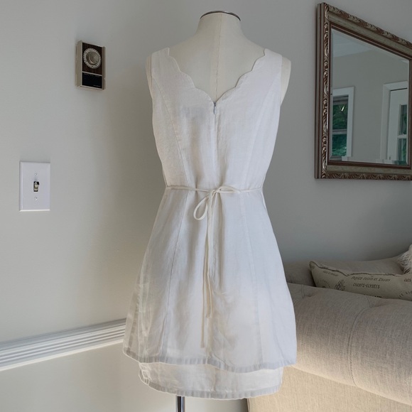 Laundry White Linen Dress - Picture 3 of 6